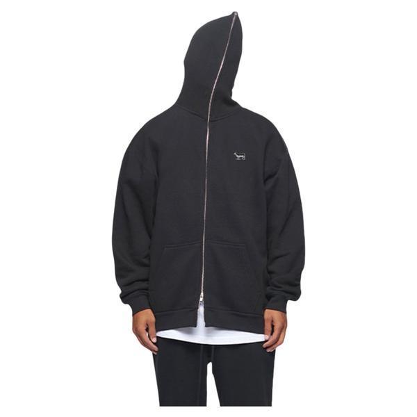 Black Sheep Icon Heavy Weight Full Zip Hoody Black-Black Sheep Skate Shop