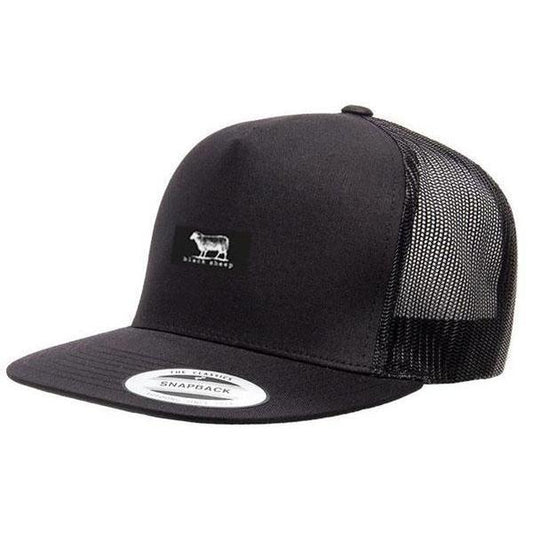 Black Sheep Icon Label Mesh Trucker Hat Black-Black Sheep Skate Shop