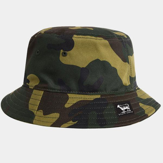 Black Sheep Icon Label Premium Bucket Woodland Camo-Black Sheep Skate Shop