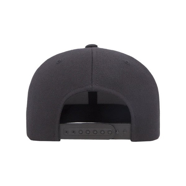 Black Sheep Icon Label Premium Snapback Black - Black-Black Sheep Skate Shop