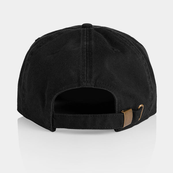 Black Sheep Icon Unstructured 6-Panel Hat Black-Black Sheep Skate Shop