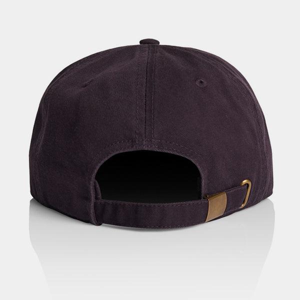 Black Sheep Icon Unstructured 6-Panel Hat Plum-Black Sheep Skate Shop