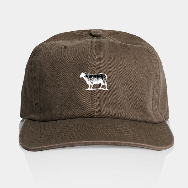 Black Sheep Icon Unstructured 6-Panel Hat Walnut-Black Sheep Skate Shop