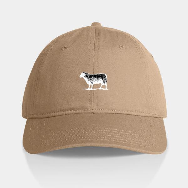 Black Sheep Icon Unstructured Dad Hat Khaki-Black Sheep Skate Shop