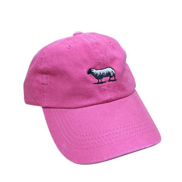 Black Sheep Icon Unstructured Dad Hat Vintage Wash Hot Pink-Black Sheep Skate Shop