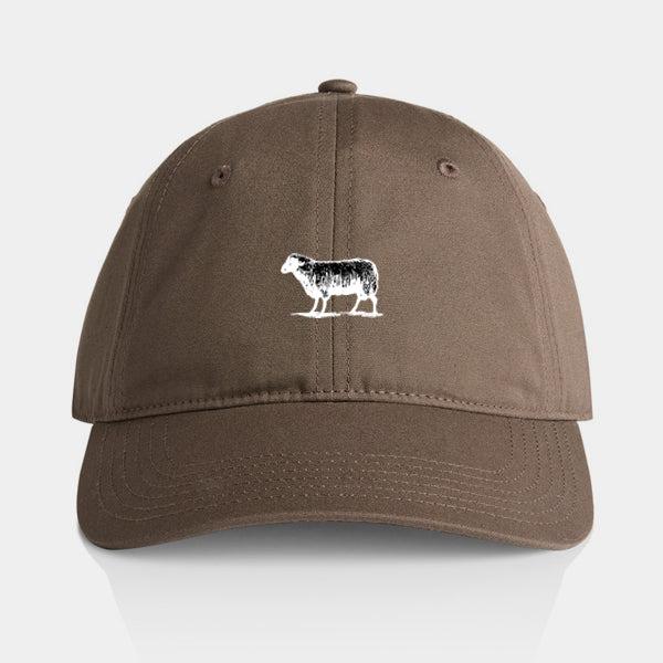 Black Sheep Icon Unstructured Dad Hat Walnut-Black Sheep Skate Shop