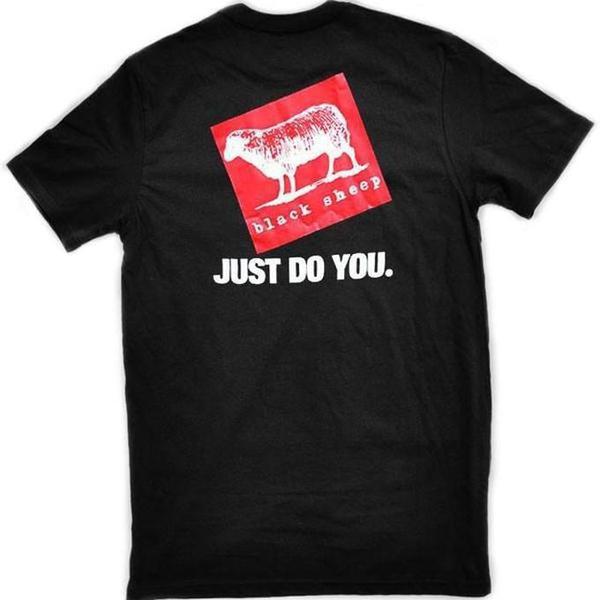 Black Sheep Just Do You Tee Black-Black Sheep Skate Shop