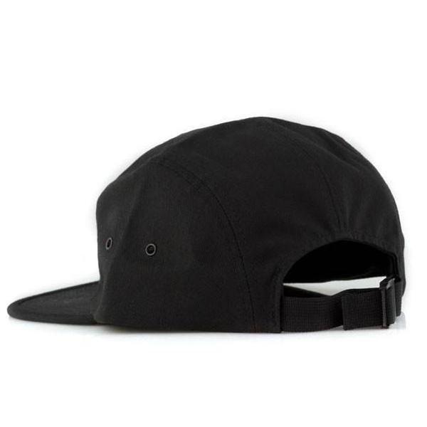 Black Sheep Label 5 Panel Hat Black-Black Sheep Skate Shop