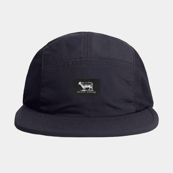 Black Sheep Label Active Nylon 5 Panel Hat Navy-Black Sheep Skate Shop