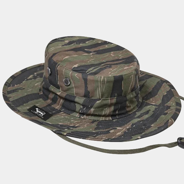 Black Sheep Label Series Adjustable Jungle Hat Tiger Stripe Camo