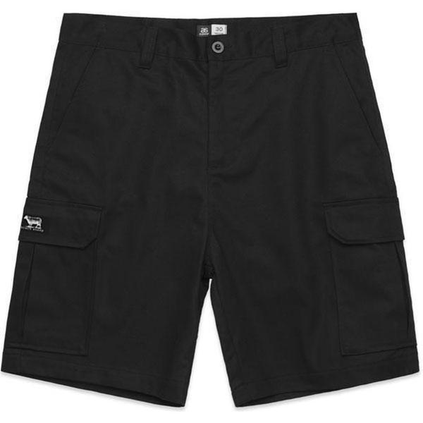 Black Sheep Label Series Classic Cargo Shorts Black-Black Sheep Skate Shop