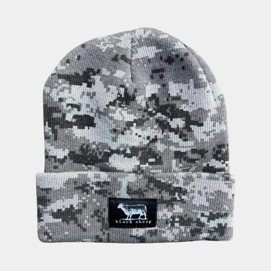 Black Sheep Label Series Cuff Beanie City Digi-Camo-Black Sheep Skate Shop