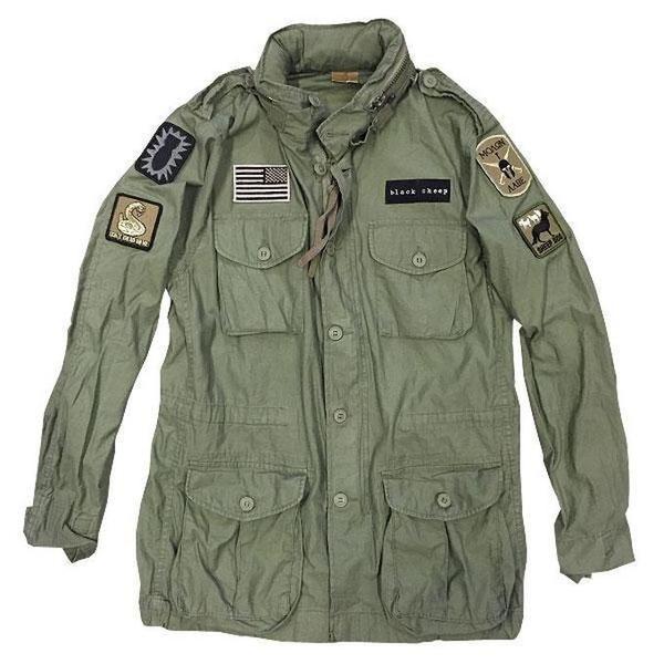 Black Sheep Label Series Fatigue Jacket Olive-Black Sheep Skate Shop