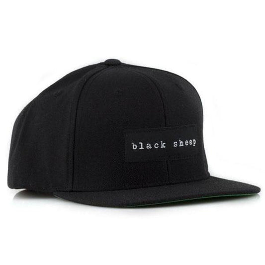 Black Sheep Label Series Snapback Black - Black-Black Sheep Skate Shop