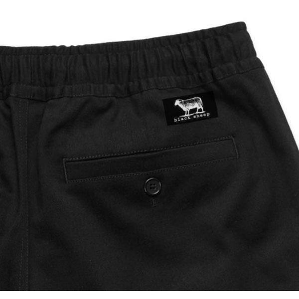 Black Sheep Label Series Walk Shorts Black-Black Sheep Skate Shop