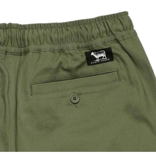 Black Sheep Label Series Walk Shorts Military Green-Black Sheep Skate Shop