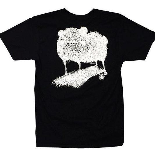 Black Sheep Matheson Tee Black-Black Sheep Skate Shop