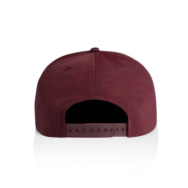 Black Sheep Nylon "Surf Cap" Snapback Hat Burgundy-Black Sheep Skate Shop