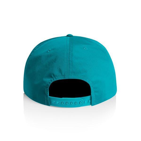 Black Sheep Nylon "Surf Cap" Snapback Hat Charlotte Teal-Black Sheep Skate Shop
