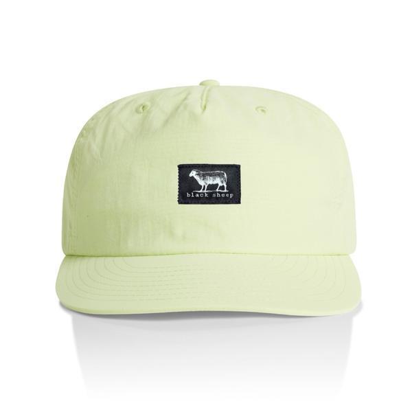 Black Sheep Nylon "Surf Cap" Snapback Hat Liime-Black Sheep Skate Shop