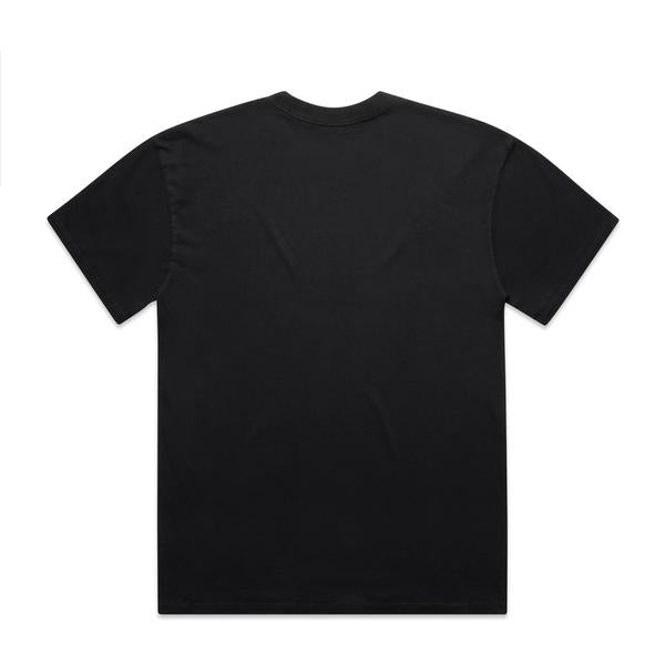 Black Sheep OG Logo Heavy Weight Faded Minus [-2"] Tee Faded Black-Black Sheep Skate Shop