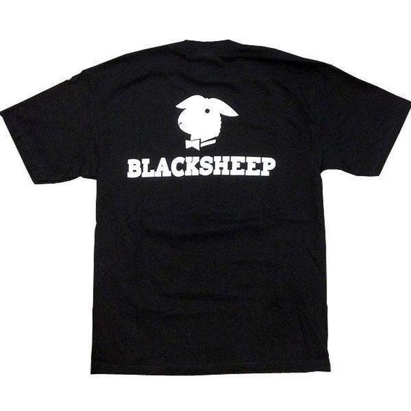Black Sheep Play Sheep Tee Black-Black Sheep Skate Shop