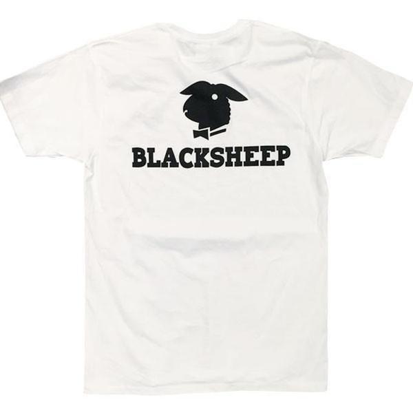 Black Sheep Play Sheep Tee White-Black Sheep Skate Shop