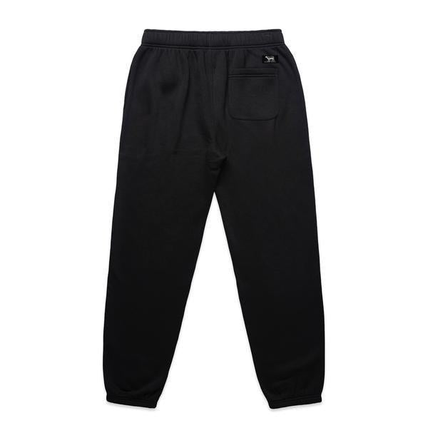 Black Sheep Relax Fleece Track Pants Black-Black Sheep Skate Shop