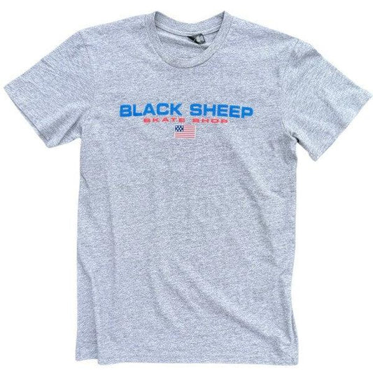 Black Sheep Sport T-Shirt Heather Grey-Black Sheep Skate Shop