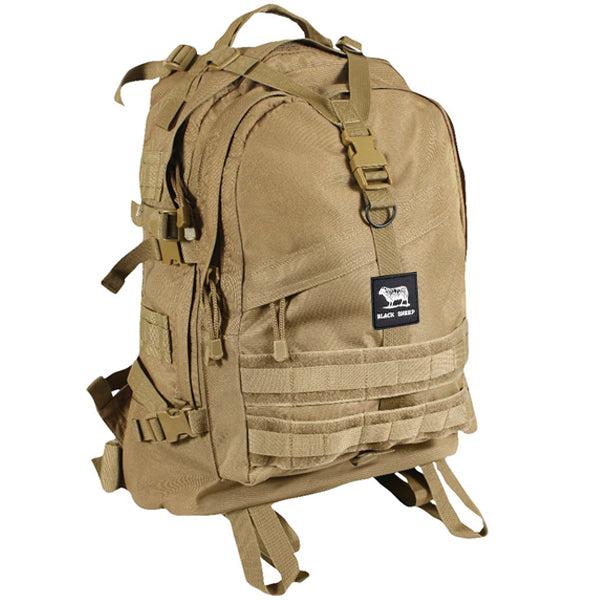 Black Sheep Tactical Backpack Large Coyote Brown-Black Sheep Skate Shop