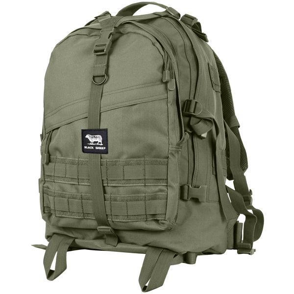 Black Sheep Tactical Backpack Large Olive Drab-Black Sheep Skate Shop