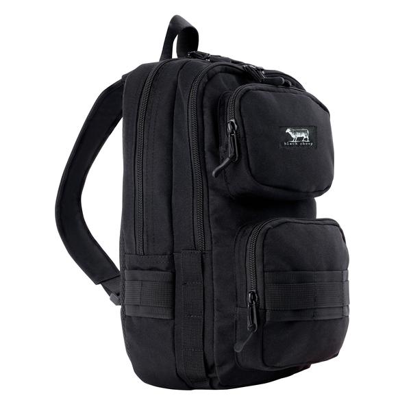 Black Sheep Tactical Traveler Sling Shoulder Bag Black-Black Sheep Skate Shop