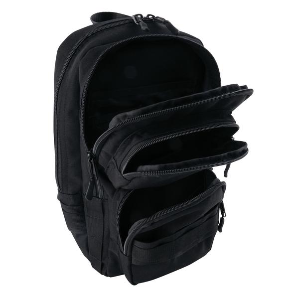 Black Sheep Tactical Traveler Sling Shoulder Bag Black-Black Sheep Skate Shop