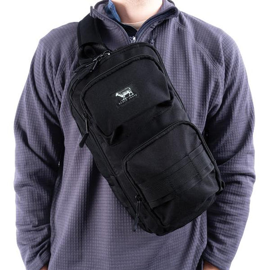 Black Sheep Tactical Traveler Sling Shoulder Bag Black-Black Sheep Skate Shop