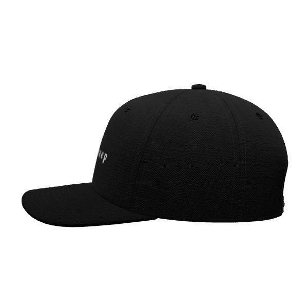 Black Sheep Type Unstructured Acrylic/ Wool Snapback Hat Black-Black Sheep Skate Shop