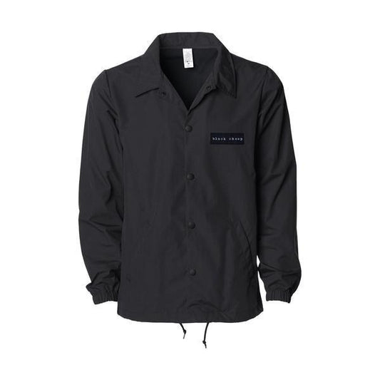Black Sheep Water Resistant Windbreaker Coaches Jacket Black-Black Sheep Skate Shop