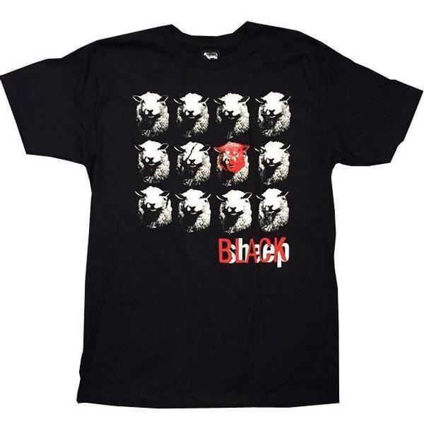 Black Sheep Wolf In Sheep's Clothing Tee Black-Black Sheep Skate Shop