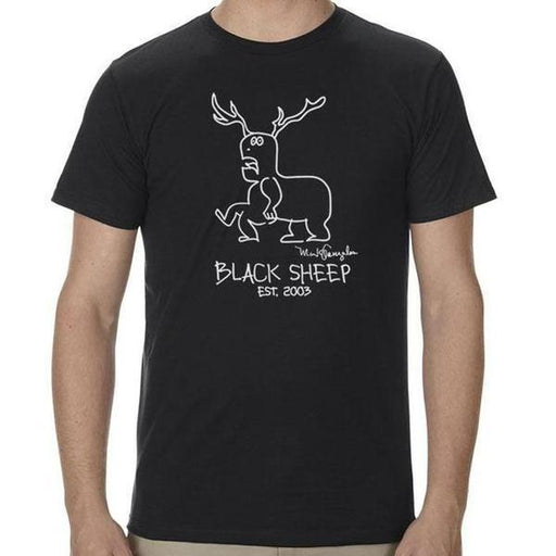 Black Sheep x Mark Gonzales "Sketchy" Tee Black-Black Sheep Skate Shop