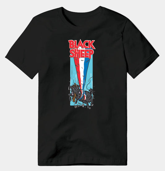 Todd Bratrud x Black Sheep "Farley" T-Shirt Black