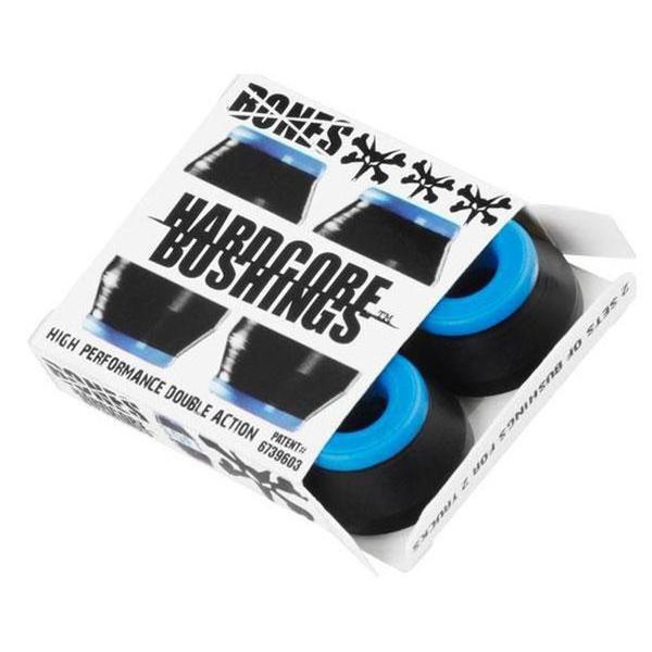 Bones Hardcore Bushings 4pc Soft Black - Blue-Black Sheep Skate Shop