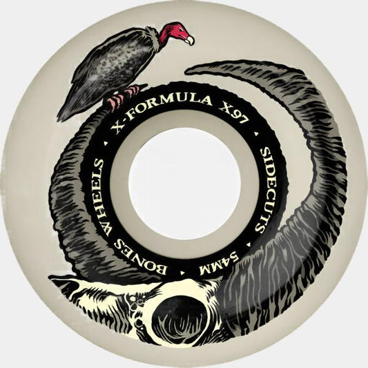 Bones Wheels Floor Horns X-Formula Sidecut V5 97a 54mm Natural-Black Sheep Skate Shop