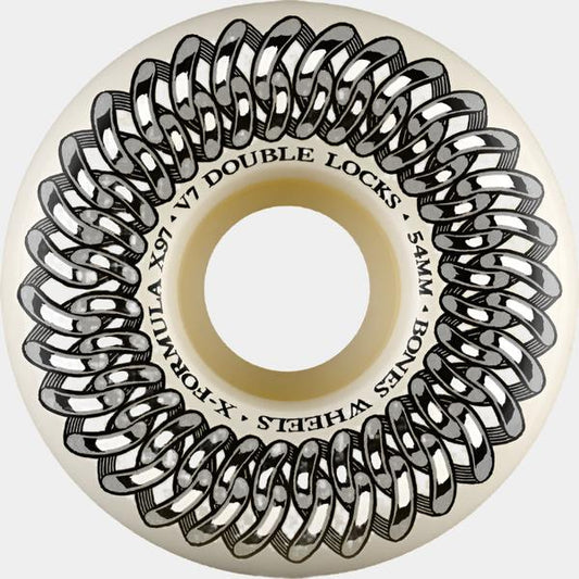 Bones Wheels X-Formula XF Double Lock V7 97a 54mm Natural-Black Sheep Skate Shop