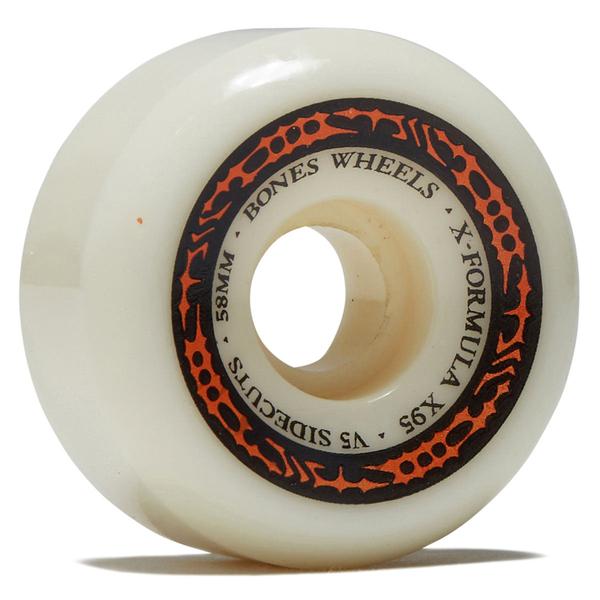 Bones Wheels X-Formula XF Sidecut V5 95a 56mm White-Black Sheep Skate Shop