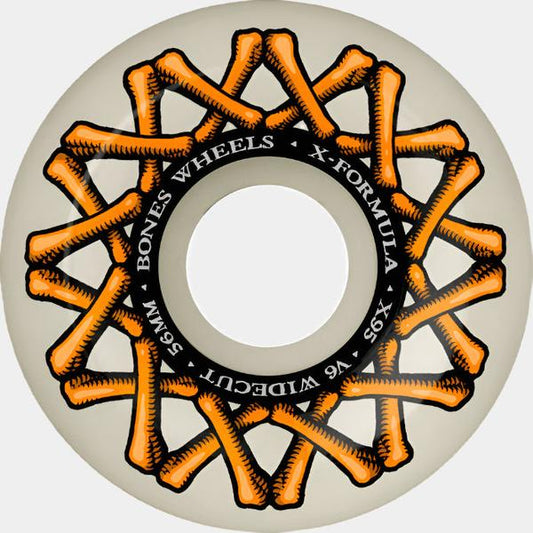 Bones Wheels X-Formula XF Widecut V6 95a 56mm Natural-Black Sheep Skate Shop