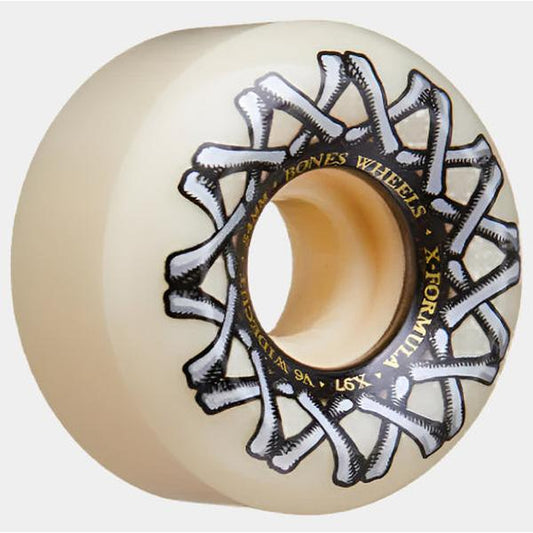 Bones Wheels X-Formula XF Widecut V6 97a 56mm White-Black Sheep Skate Shop