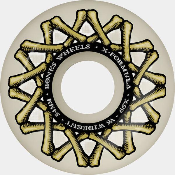 Bones Wheels X-Formula XF Widecut V6 99a 54mm Natural-Black Sheep Skate Shop