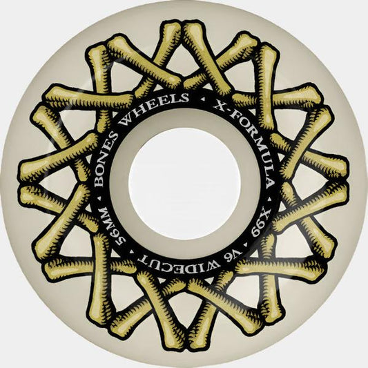 Bones Wheels X-Formula XF Widecut V6 99a 56mm Natural-Black Sheep Skate Shop
