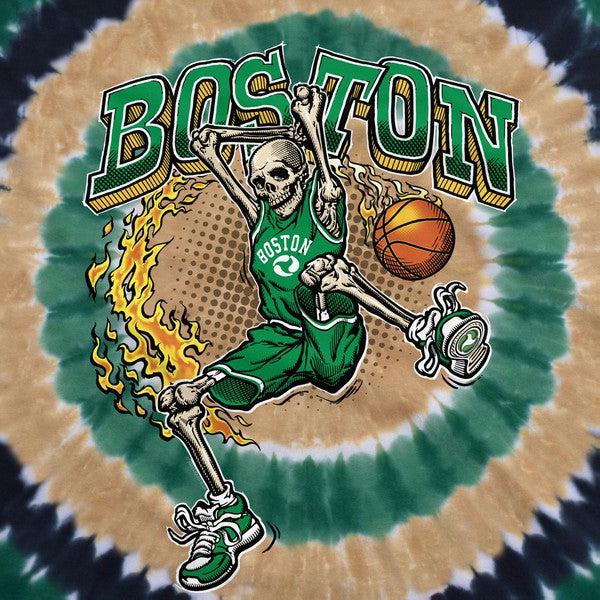 Boston Slam Dunk T-Shirt Multi Tie Dye-Black Sheep Skate Shop