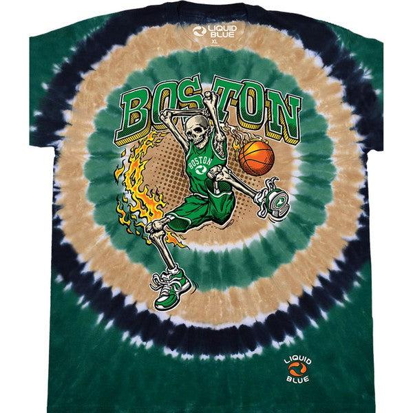 Boston Slam Dunk T-Shirt Multi Tie Dye-Black Sheep Skate Shop