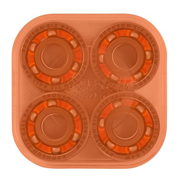 Bronson Speed Co. 6-Ball RAW Shieldless Bearings-Black Sheep Skate Shop